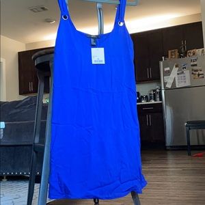 Bright/vivid blue mini dress